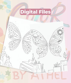 Fairy Wings Coloring Book Bundle - CraftNest - Digital Crafting and Art