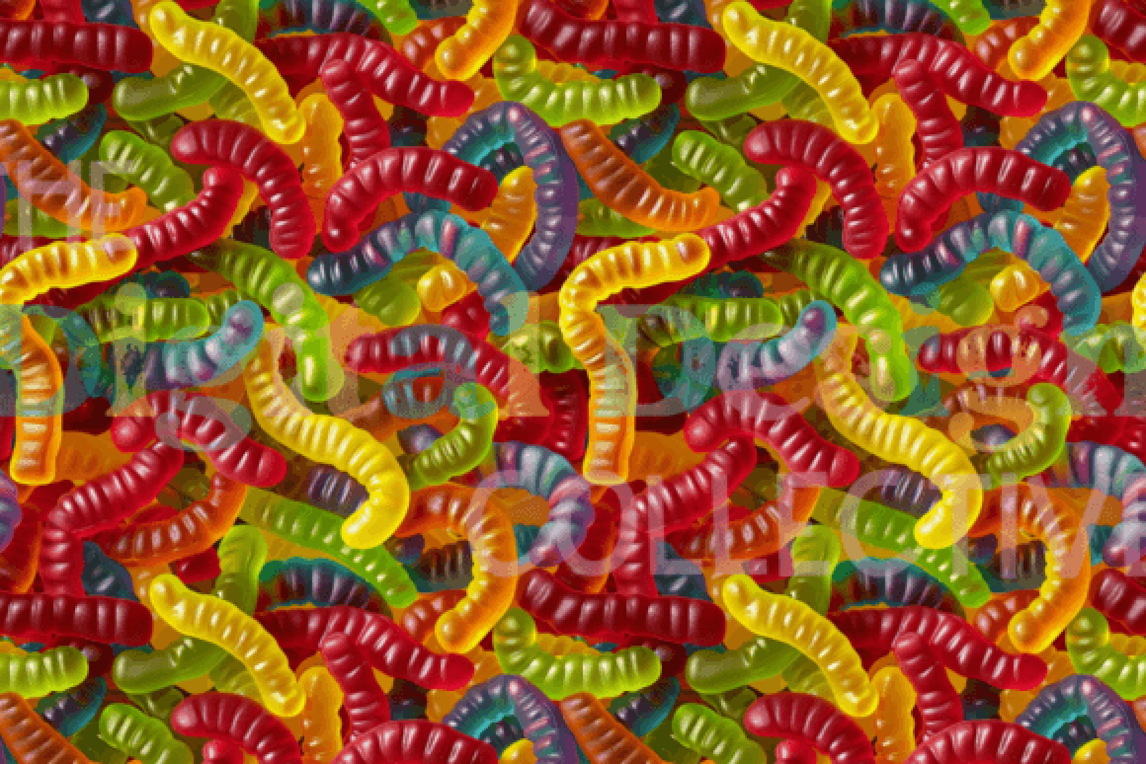 3D Candy Seamless Digital Paper