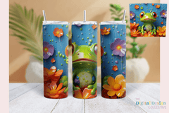3D Frog Tumbler Wrap Bundle - CraftNest - Digital Crafting and Art