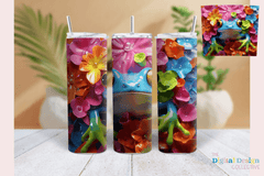 3D Frog Tumbler Wrap Bundle - CraftNest - Digital Crafting and Art