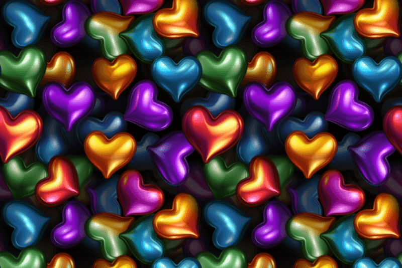 3D Inflated Puff Seamless Digital Paper - CraftNest - Digital Crafting and Art