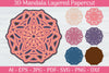 3D Mandala Layered Papercut SVG Bundle