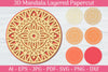 3D Mandala Layered Papercut SVG Bundle