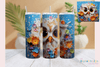 3D Owl Tumbler Wrap Bundle