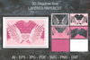 3D Shadow Box Love Angel Wings Layered Papercut SVG Bundle