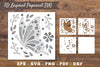 3D Butterfly Layered Papercut Clipart Bundle