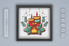3D Christmas Candle Papercut SVG Bundle