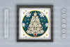3D Christmas Snowflake Tree Papercut SVG Bundle