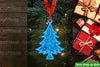 3D Christmas Tree Layered Papercut Clipart Bundle