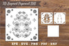 3D Easter Egg Layered Papercut Clipart Bundle