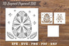 3D Easter Egg Layered Papercut Clipart Bundle