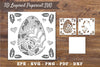3D Easter Egg Layered Papercut Clipart Bundle