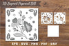 3D Flower Layered Papercut Clipart Bundle