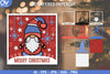 3D Gnome Christmas Layered Papercut SVG Bundle
