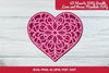 3D Hearts Love and Roses Mandala Valentine Clipart Bundle