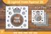 3D Layered Crown Papercut SVG Bundle