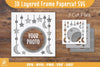 3D Layered Moon and Star Papercut Clipart Bundle