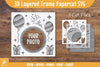 3D Layered Frame Party Papercut SVG Bundle