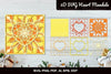 3D Layered Heart Mandala Love Shape Clipart Bundle