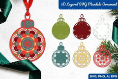 3D Layered Mandala Ornament Clipart Bundle - CraftNest - Digital Crafting and Art