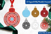 3D Layered Mandala Ornament Clipart Bundle