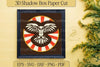 3D Owl Layered Paper Cut Clipart Bundle