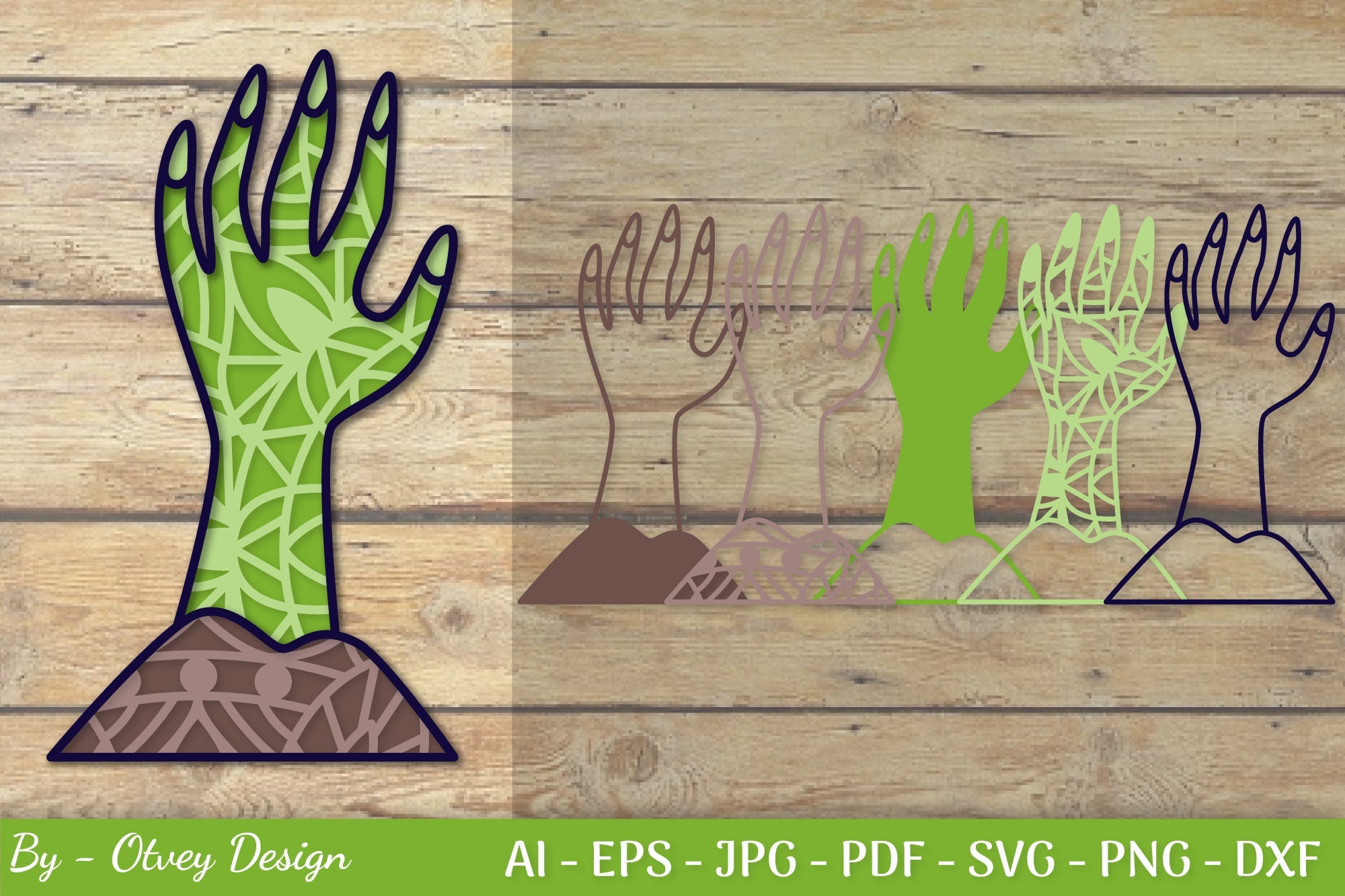 3D Layered Halloween SVG Bundle