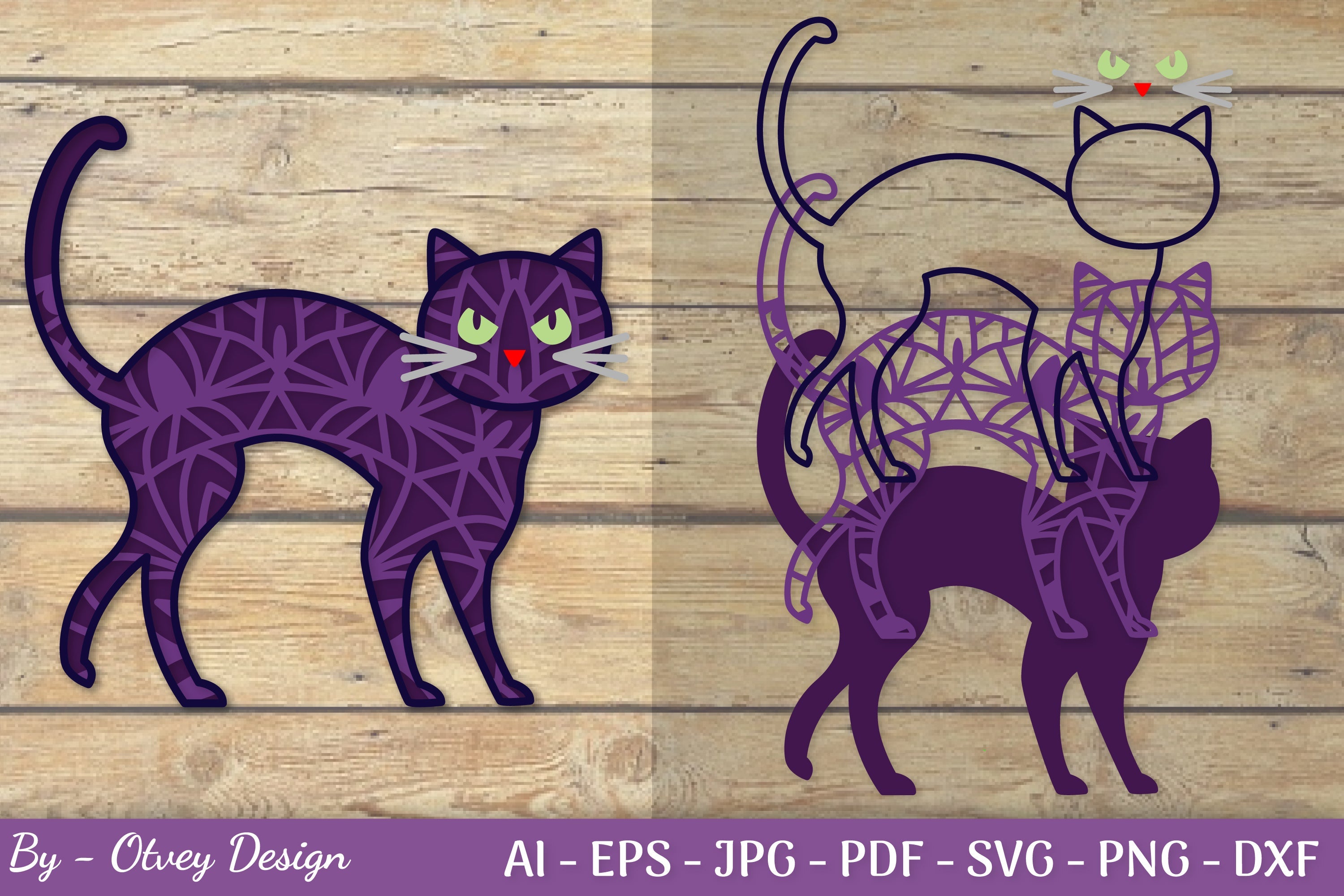 3D Layered Halloween SVG Bundle