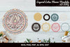 3D Layered Lotus Flower Mandala Clipart Bundle