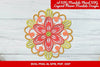 3D Mandala Floral Layered Flower Clipart Bundle