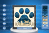 3D Shadow Box Cat Paw Papercut SVG Bundle