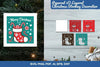 3D Shadow Box Layered Christmas Stocking Decoration Clipart Bundle