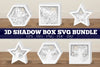 3D Shadow Box SVG Bundle