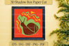 3D Snail Layered Paper Cut Clipart Bundle