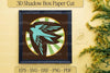 3D Swallow Layered Paper Cut Clipart Bundle