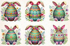 Spring Easter Egg Clipart Bundle - CraftNest - Digital Crafting and Art