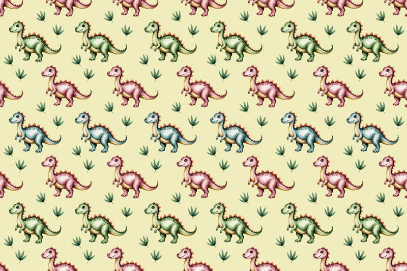 Pastel Dinosaurs Seamless Papers - CraftNest - Digital Crafting and Art