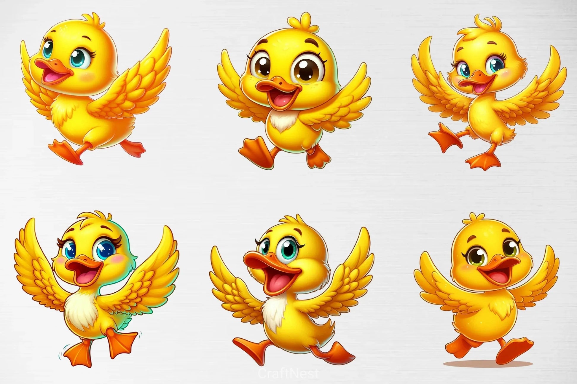Funny Duck Clipart Bundle 3 - CraftNest - Digital Crafting and Art