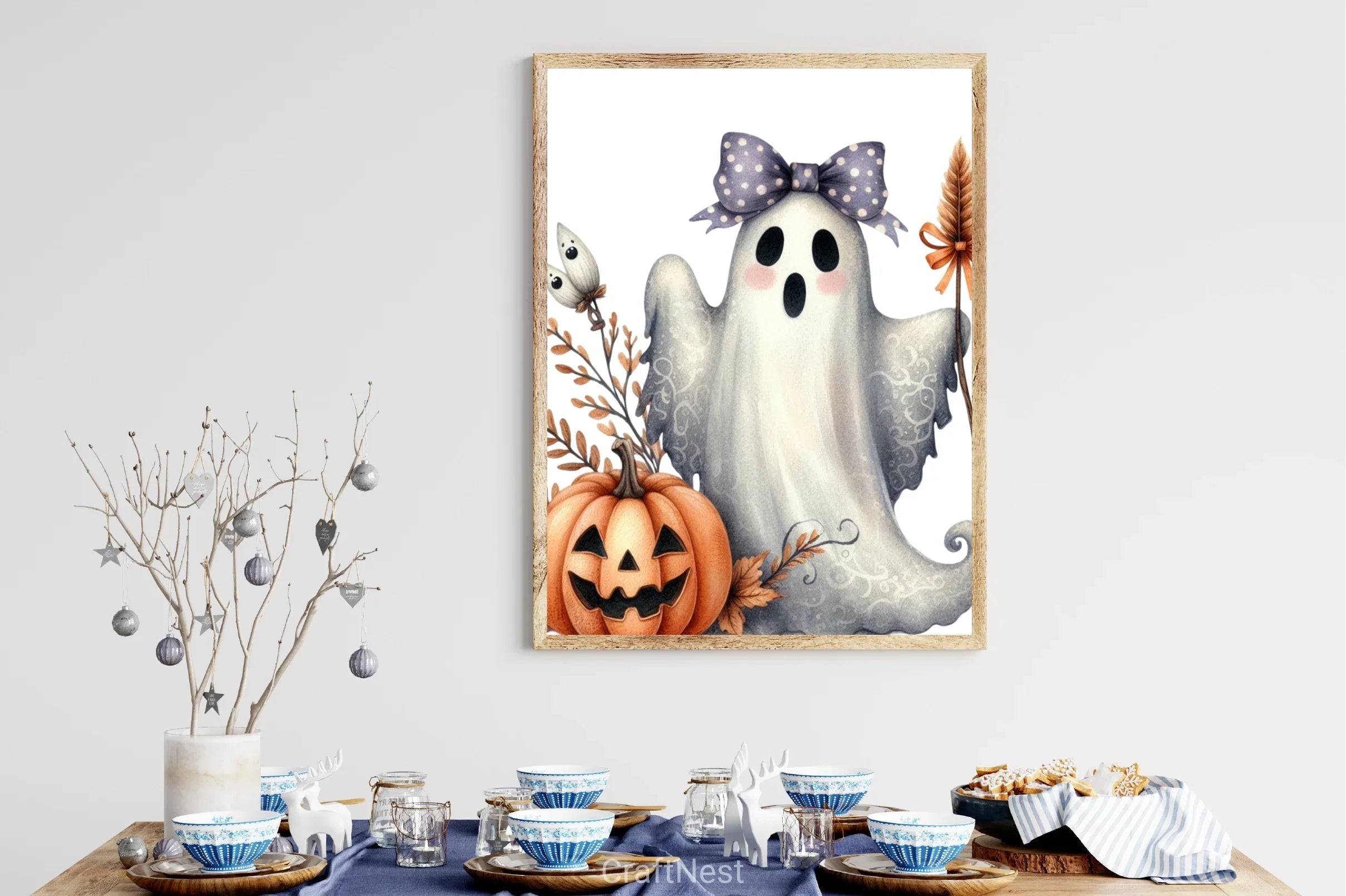 Halloween Ghost & Pumpkin Clipart Bundle 2 - CraftNest - Digital Crafting and Art
