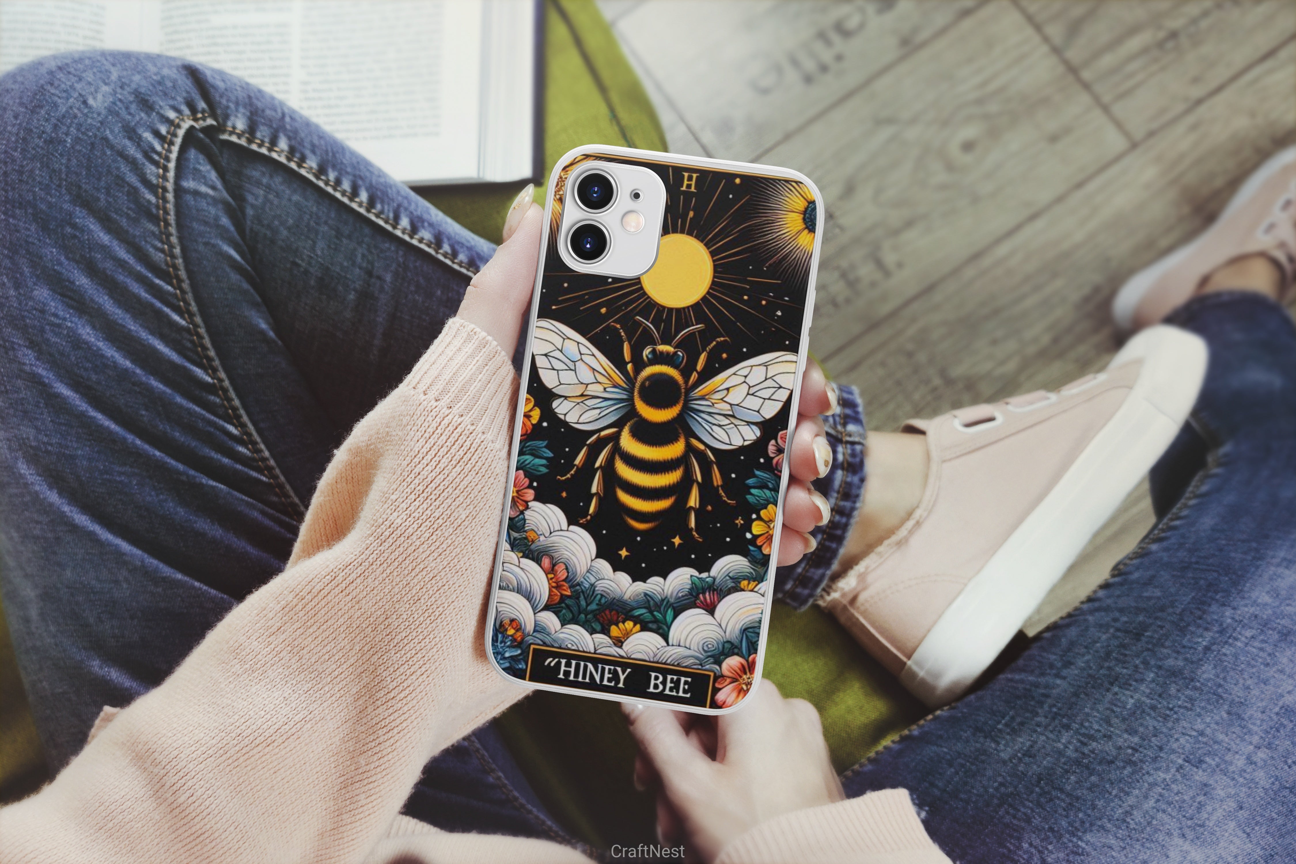 Honey Bee Tarot Card Clipart Bundle 1