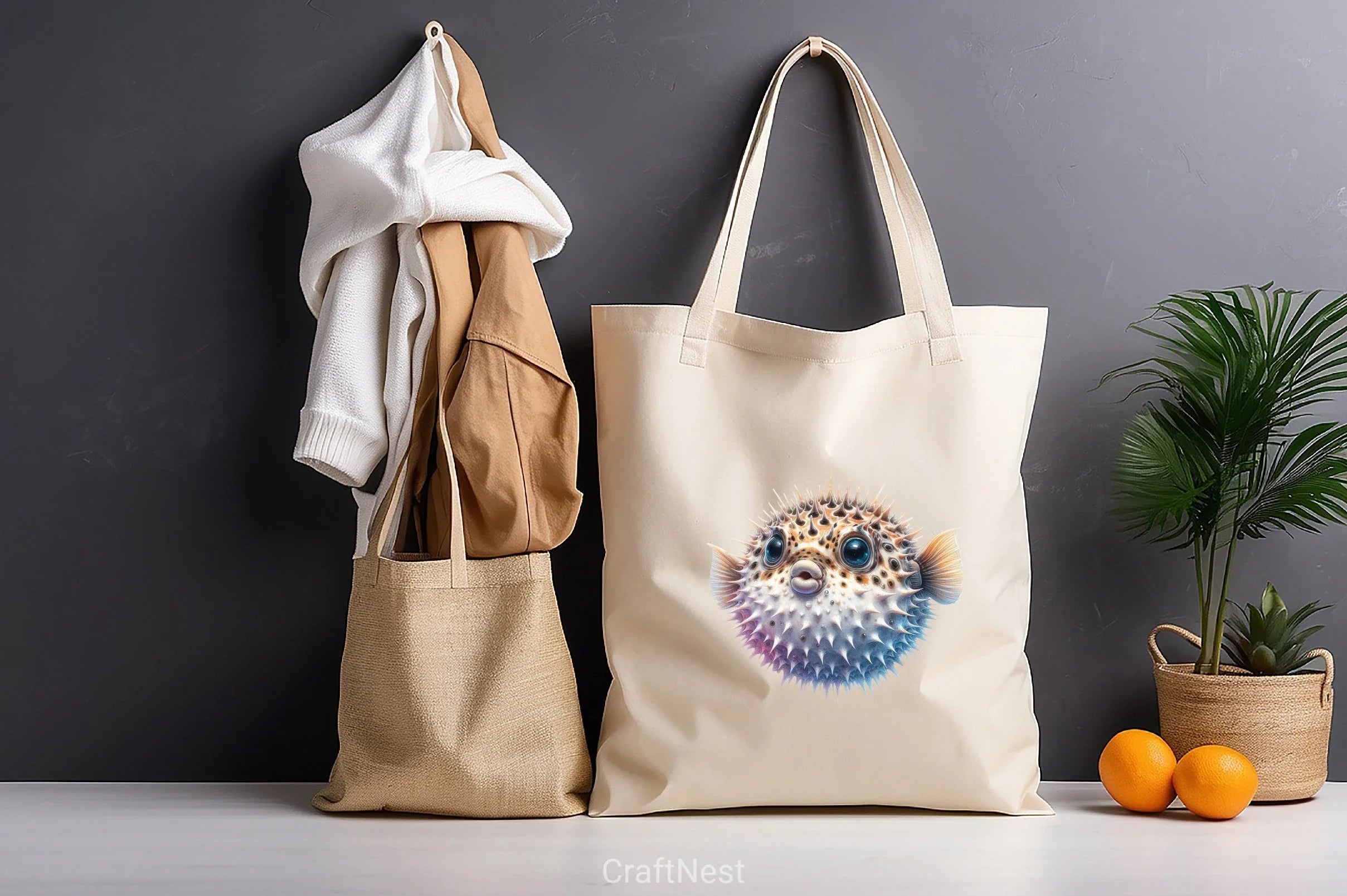 Unique Pufferfish Clipart Bundle - CraftNest - Digital Crafting and Art