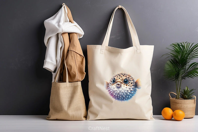 Unique Pufferfish Clipart Bundle - CraftNest - Digital Crafting and Art