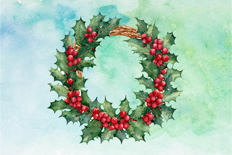 Christmas Wreath Clipart Bundle 1 - CraftNest - Digital Crafting and Art