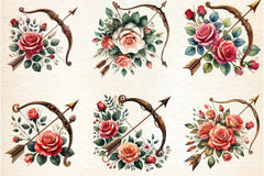 Cupid Arrow Clipart Bundle - CraftNest - Digital Crafting and Art