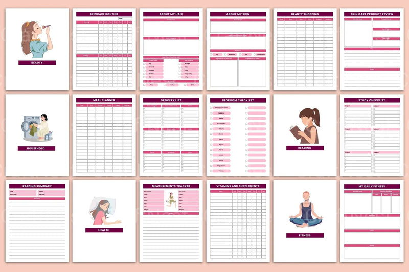That Girl Life Organizer: Streamline Your Daily Routine - CraftNest - Digital Crafting and Art