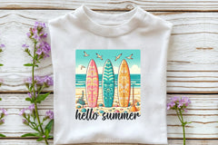 Hello Summer Beach Clipart Bundle - CraftNest - Digital Crafting and Art