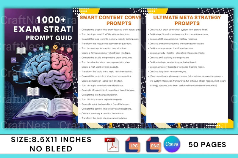 Effective Exam Strategy Guide - CraftNest - Digital Crafting and Art