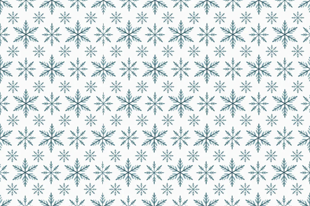 Icy Snowflakes Seamless Papers - CraftNest - Digital Crafting and Art