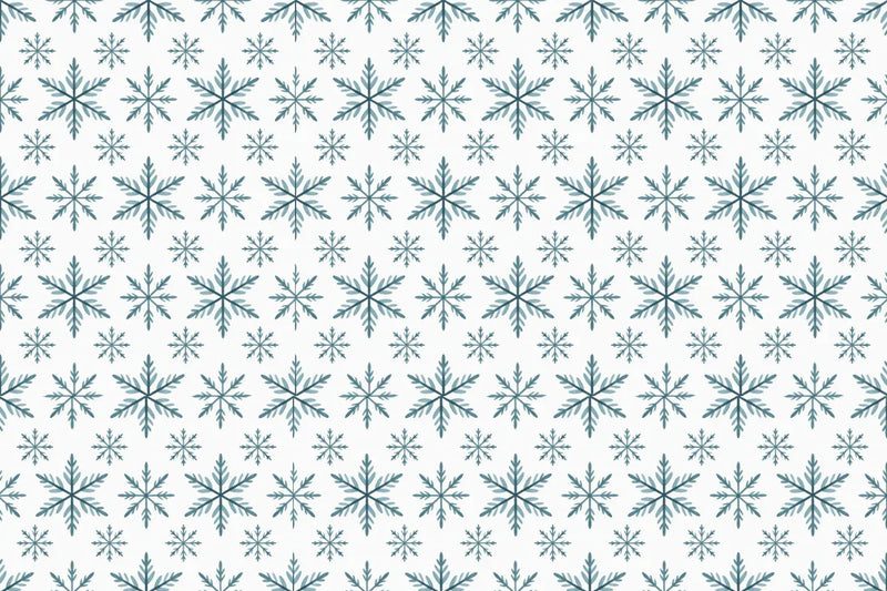 Icy Snowflakes Seamless Papers - CraftNest - Digital Crafting and Art