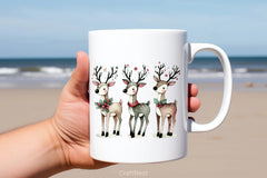 Christmas Reindeer Clipart Bundle 8 - CraftNest - Digital Crafting and Art